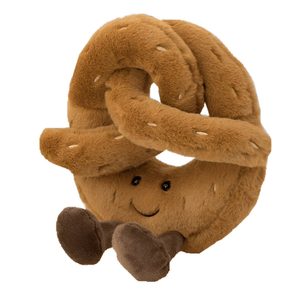 Pluchen Pretzel – Zachte Knuffelkussen in Ontbijtontwerp | Avosian