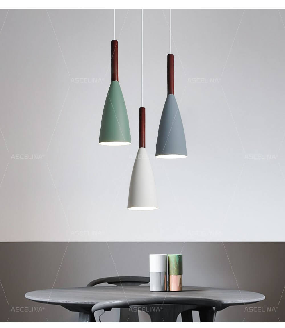 Moderne elegante Nordic stijl kleurrijke hanglamp