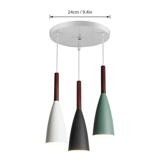 Moderne elegante Nordic stijl kleurrijke hanglamp