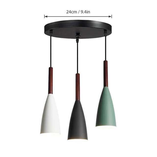 Moderne elegante Nordic stijl kleurrijke hanglamp
