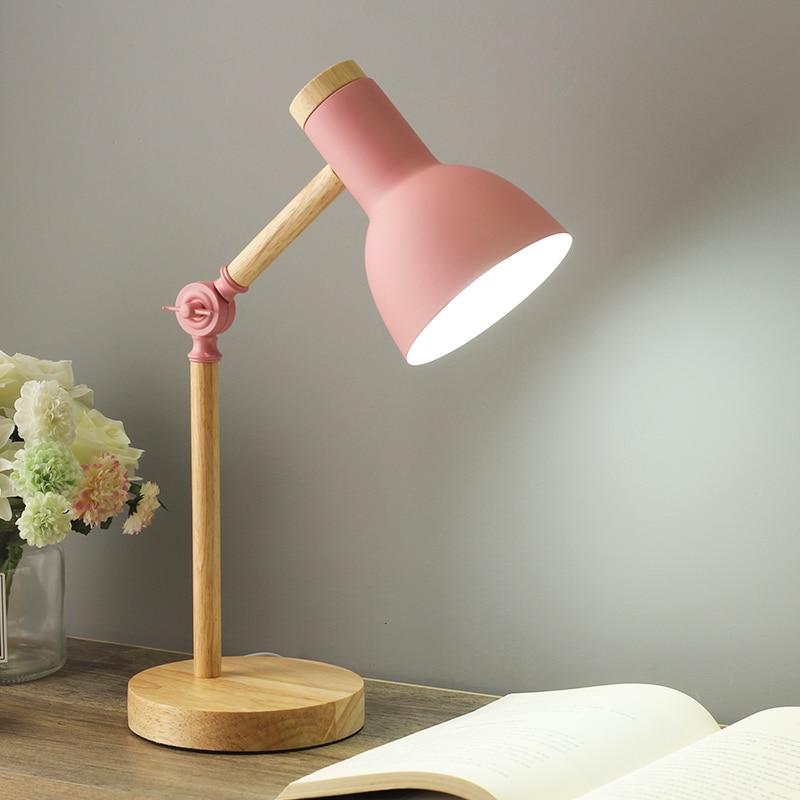 NordicGlow | Scandinavian wooden desk lamp