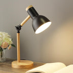 NordicGlow | Scandinavian wooden desk lamp