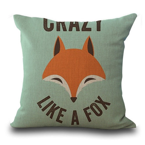 Fox Patroon Kussenhoes