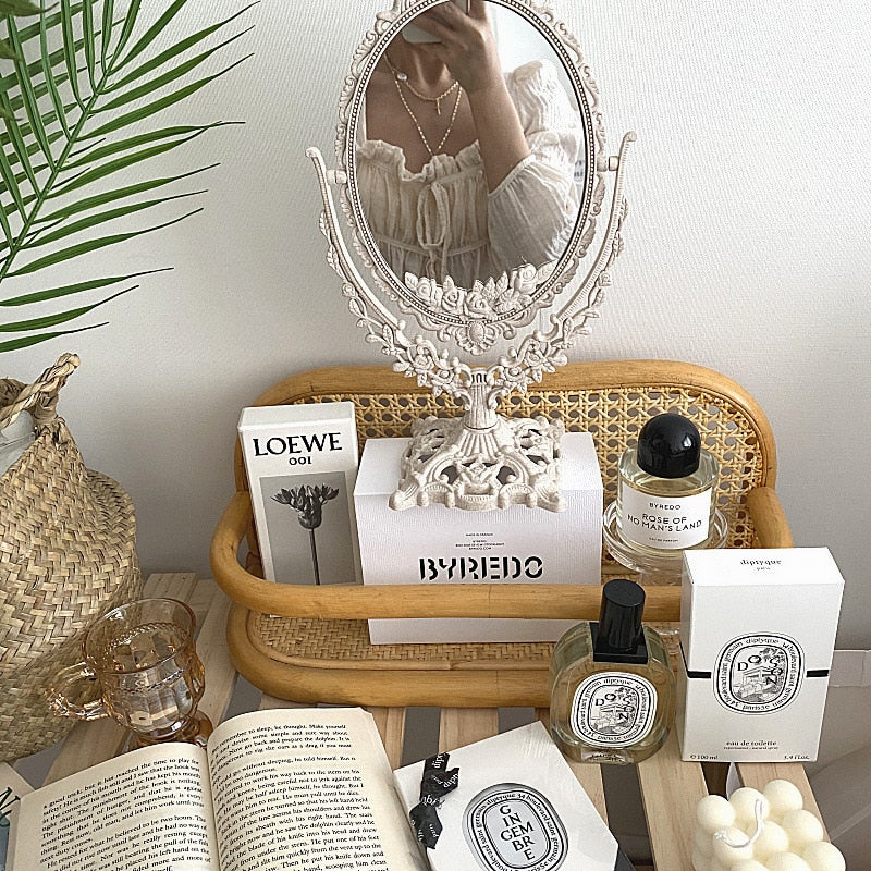 Nordic Vintage Decoratieve Makeup Spiegel | Avosian