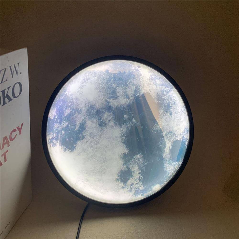Slim Moderne Maan Spiegel Wandlamp | Avosian