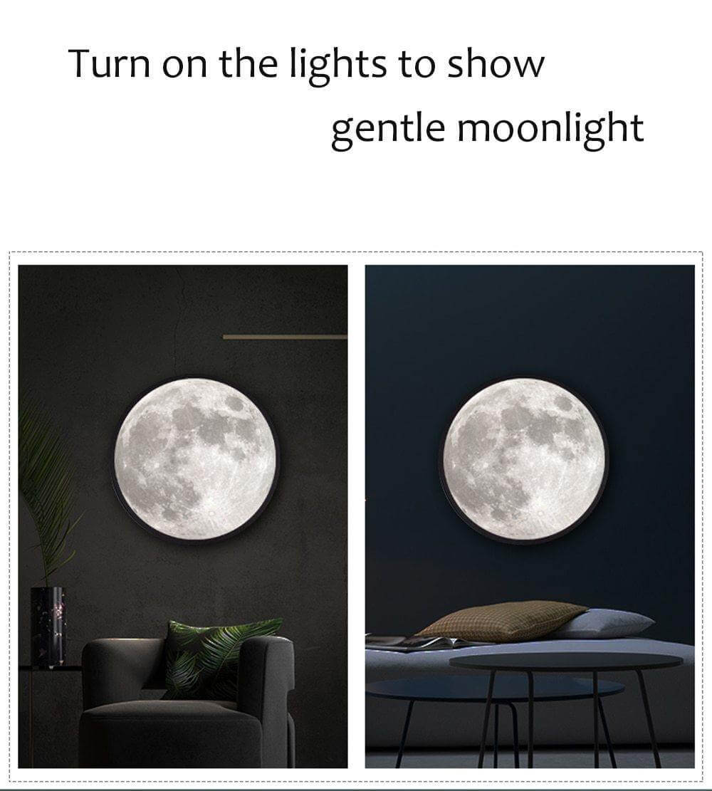 Slim Moderne Maan Spiegel Wandlamp | Avosian