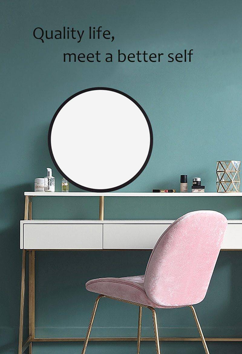 Slim Moderne Maan Spiegel Wandlamp | Avosian