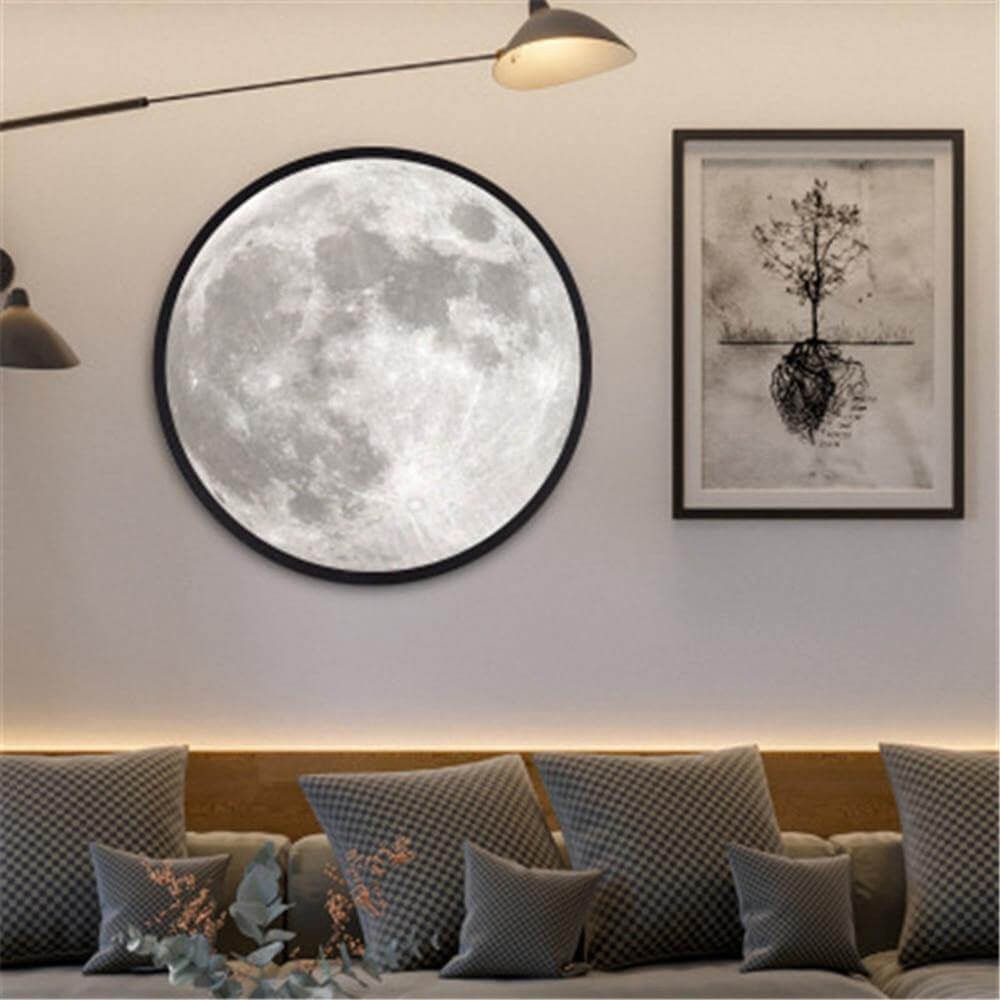 Slim Moderne Maan Spiegel Wandlamp | Avosian