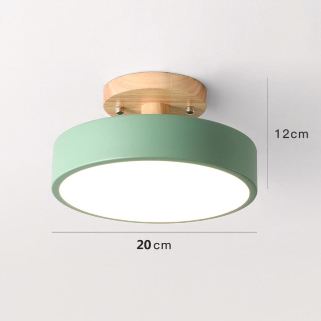 Kleurrijke Nordic LED Plafondlamp