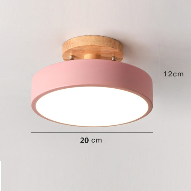 Kleurrijke Nordic LED Plafondlamp