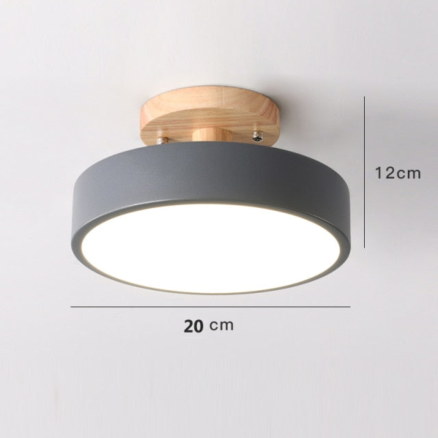 Kleurrijke Nordic LED Plafondlamp