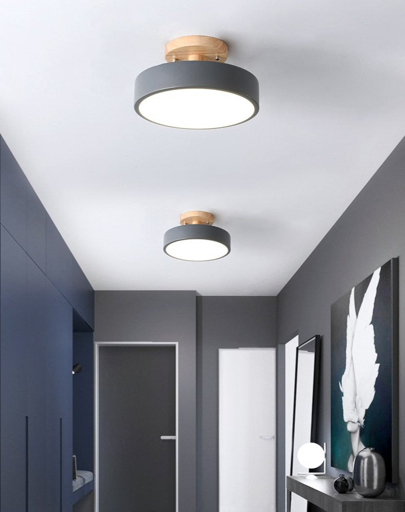 Kleurrijke Nordic LED Plafondlamp