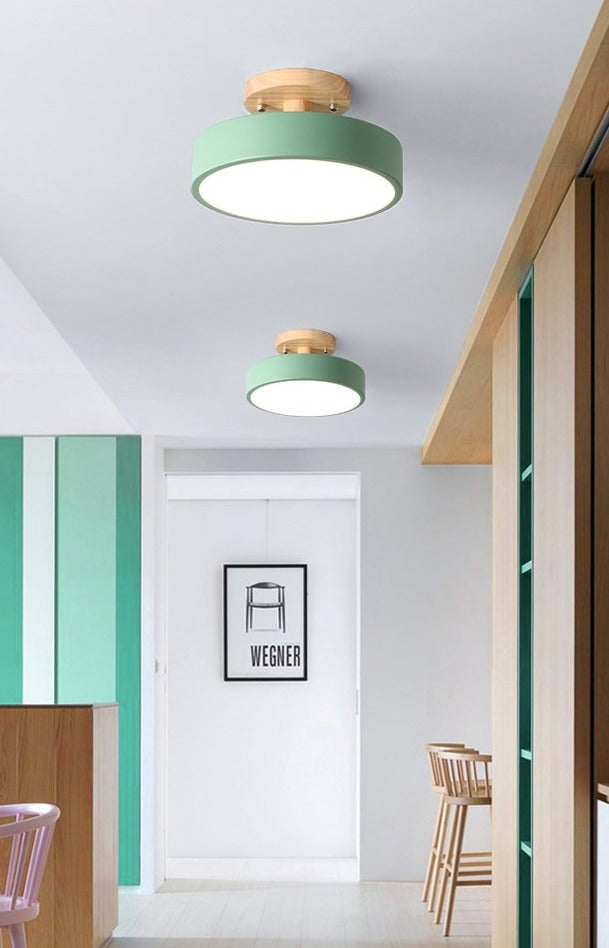 Kleurrijke Nordic LED Plafondlamp