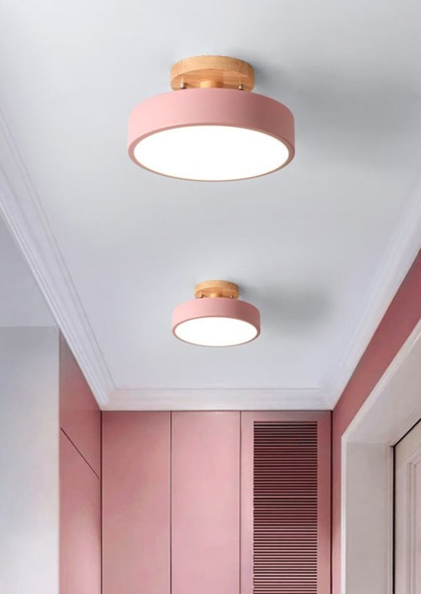 Kleurrijke Nordic LED Plafondlamp