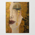 Golden Tears Muur Art Schilderij | Avosian