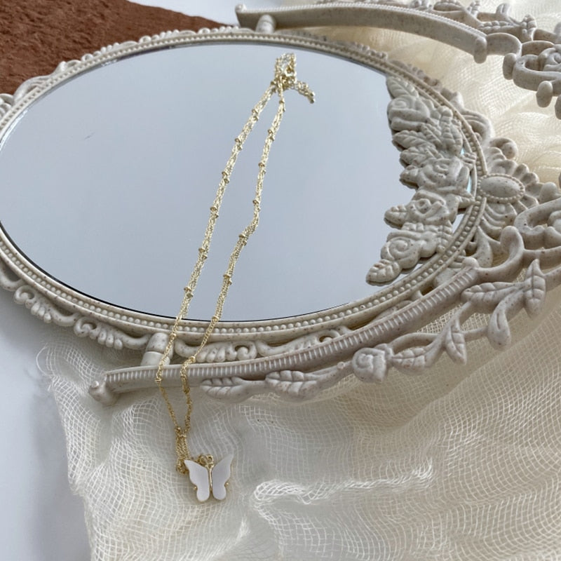 Nordic Vintage Decoratieve Makeup Spiegel | Avosian