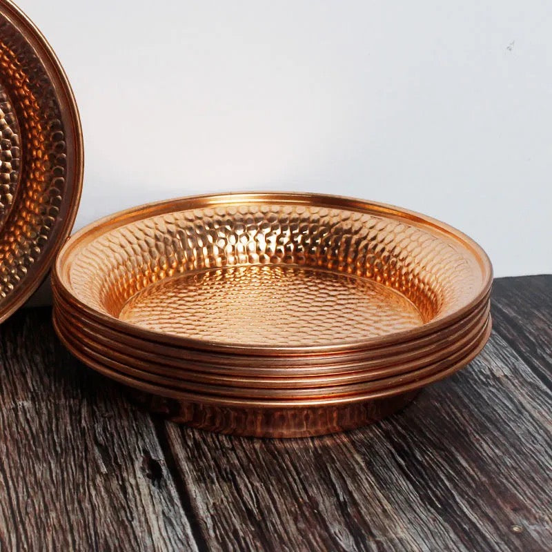 Heilig Genezing Koper Plate Trio