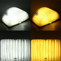 LED Vouwbare 360 Houten Boek Nachtlamp Bureau Lamp USB Oplaadbaar