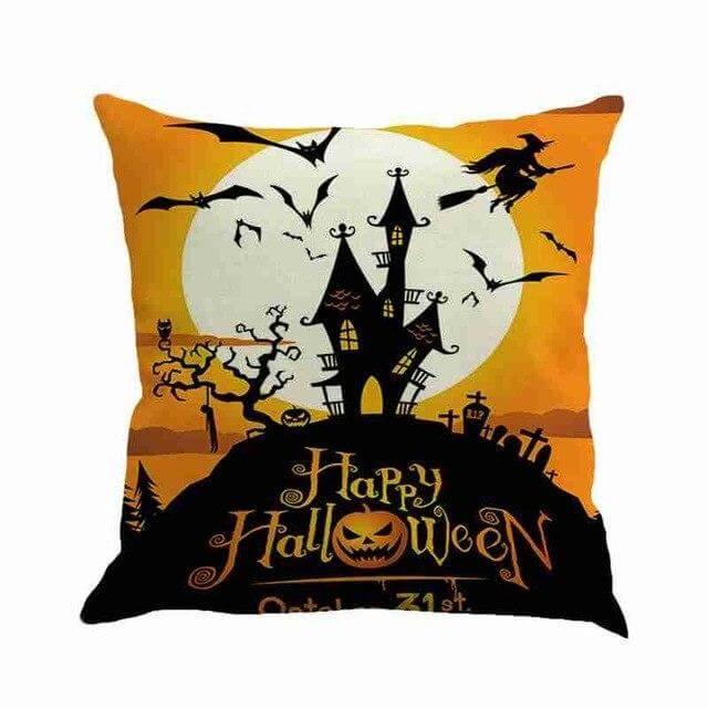 Engelenske Spooky House Halloween Kussenslopen
