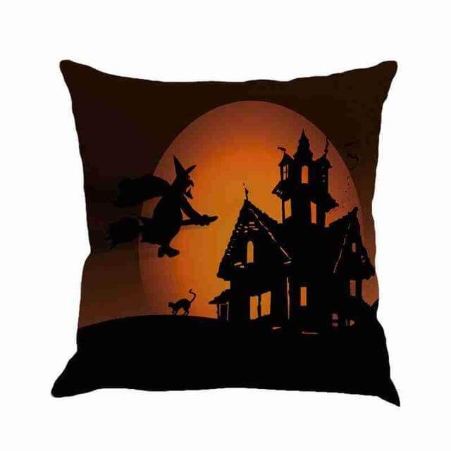 Engelenske Spooky House Halloween Kussenslopen