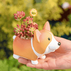 Resin Corgi Mini Bloempot