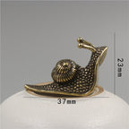 Retro Queen Copper Mini Slak Thee Huisdier Bureau Ornament