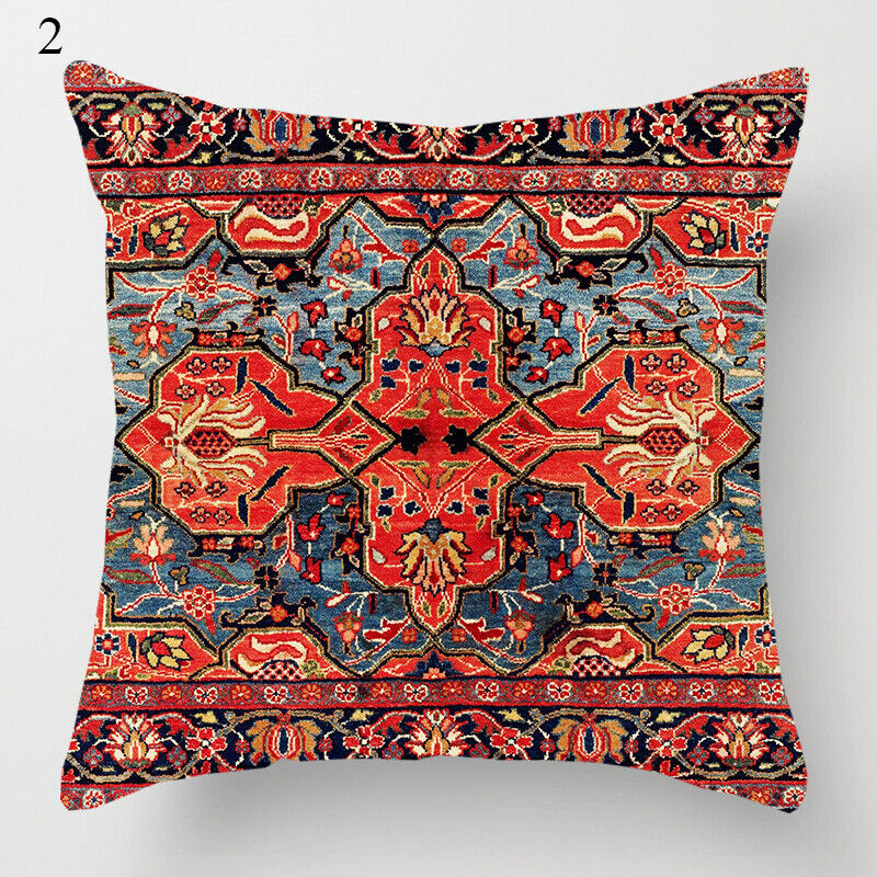 Etnische Boho Mandala Print Linnen Sierkussenhoes Bank Kussenhoes Thuisdecoratie# Avosian