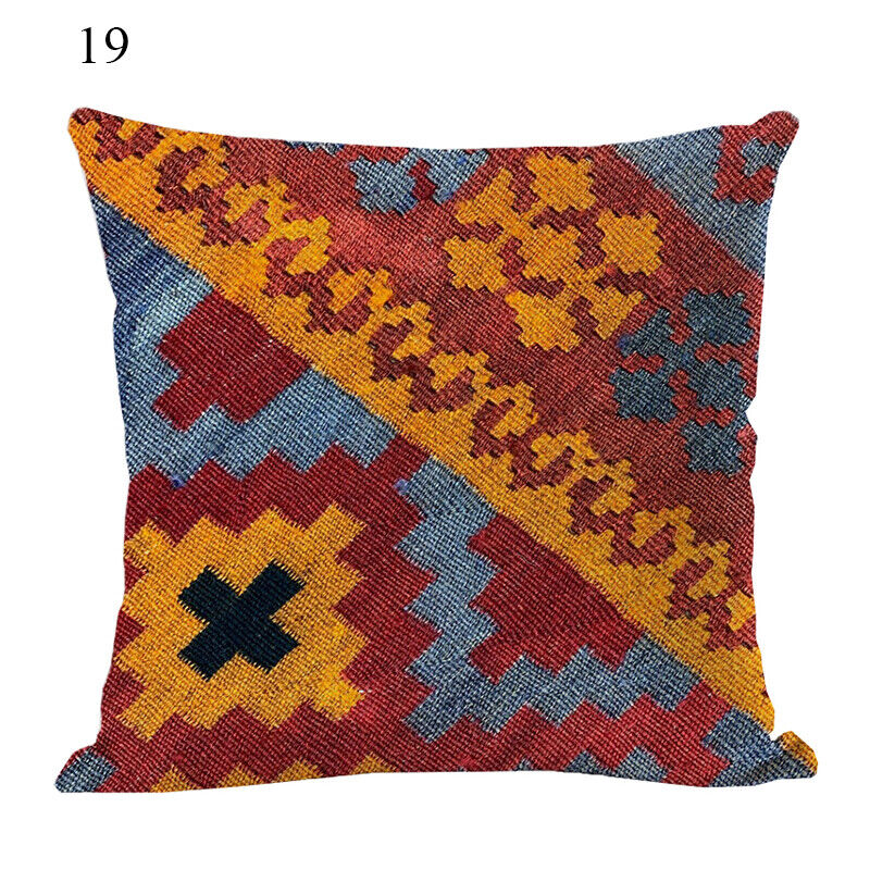 Etnische Boho Mandala Print Gooi Kussenhoes Sofa Kussen Cover Woondecoratie Avosian