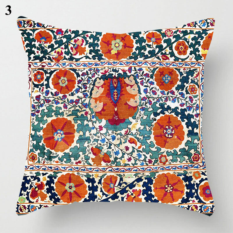 Etnische Boho Mandala Print Gooi Kussenhoes Sofa Kussen Cover Woondecoratie Avosian