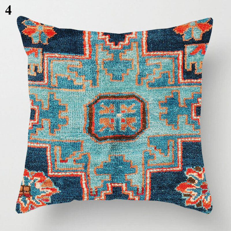 Etnische Boho Mandala Print Gooi Kussenhoes Sofa Kussen Cover Woondecoratie Avosian