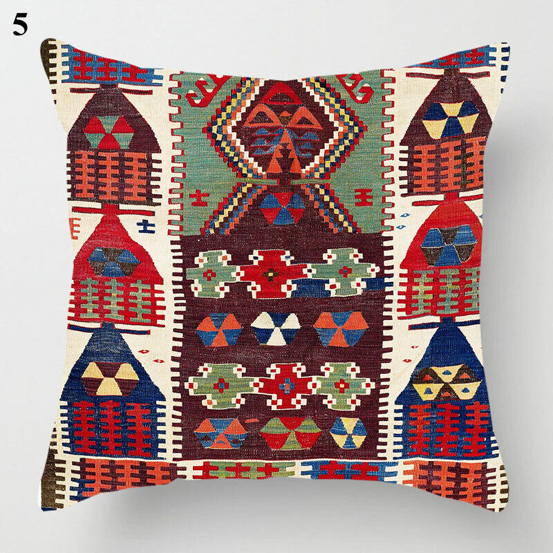 Etnische Boho Mandala Print Gooi Kussenhoes Sofa Kussen Cover Woondecoratie Avosian
