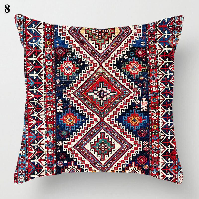 Etnische Boho Mandala Print Gooi Kussenhoes Sofa Kussen Cover Woondecoratie Avosian
