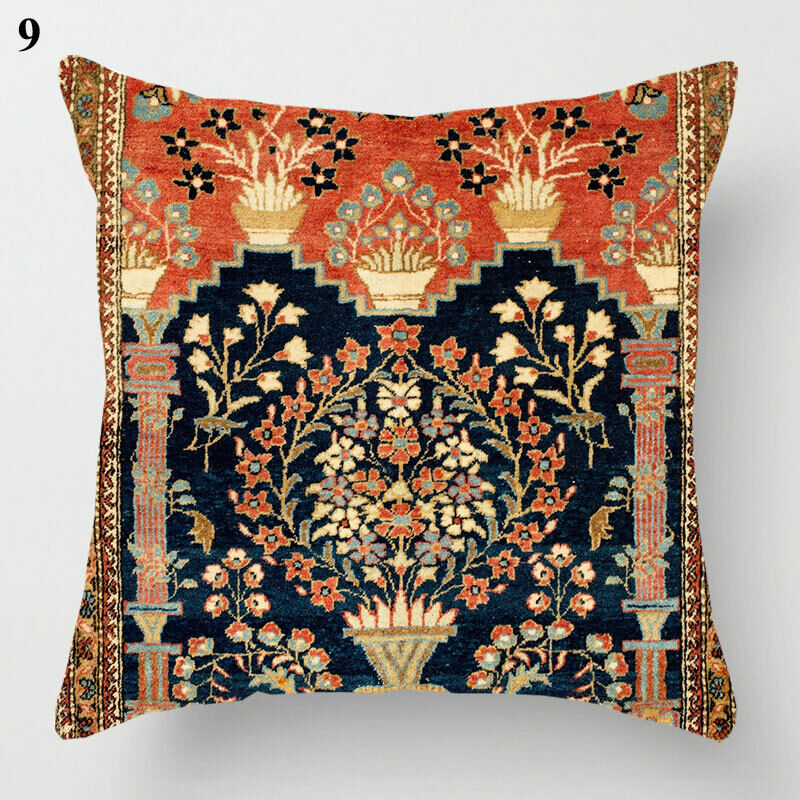 Etnische Boho Mandala Print Gooi Kussenhoes Sofa Kussen Cover Woondecoratie Avosian