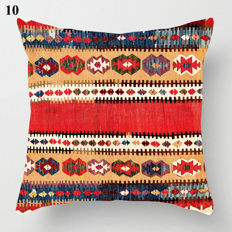 Etnische Boho Mandala Print Gooi Kussenhoes Sofa Kussen Cover Woondecoratie Avosian