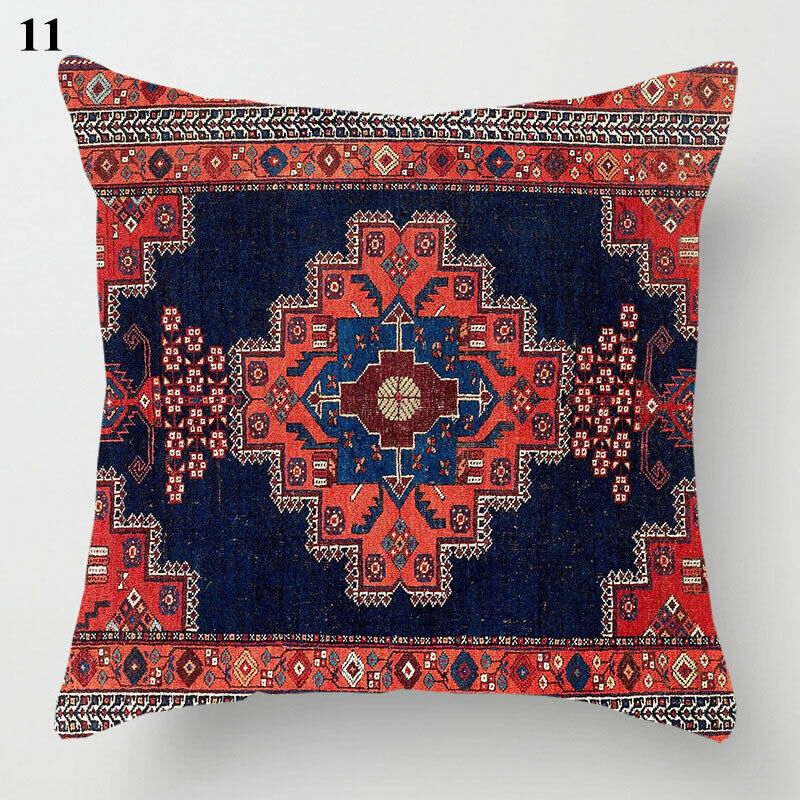 Etnische Boho Mandala Print Gooi Kussenhoes Sofa Kussen Cover Woondecoratie Avosian