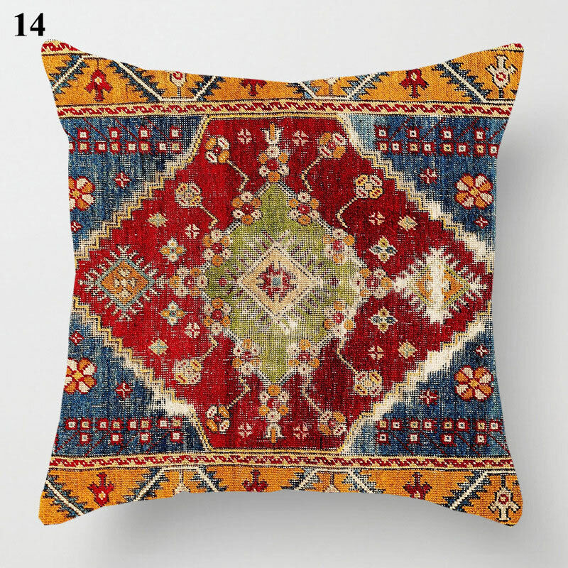 Etnische Boho Mandala Print Gooi Kussenhoes Sofa Kussen Cover Woondecoratie Avosian