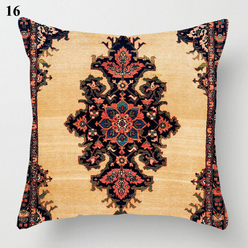 Etnische Boho Mandala Print Gooi Kussenhoes Sofa Kussen Cover Woondecoratie Avosian