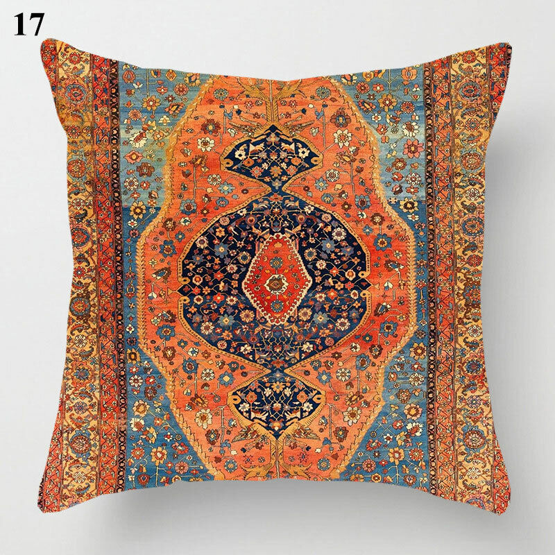 Etnische Boho Mandala Print Gooi Kussenhoes Sofa Kussen Cover Woondecoratie Avosian