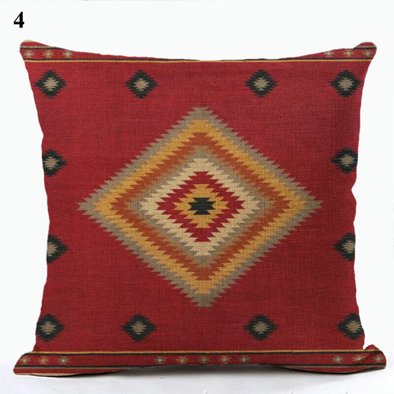 Etnische Boho Mandala Print Gooi Kussenhoes Sofa Kussen Cover Woondecoratie Avosian