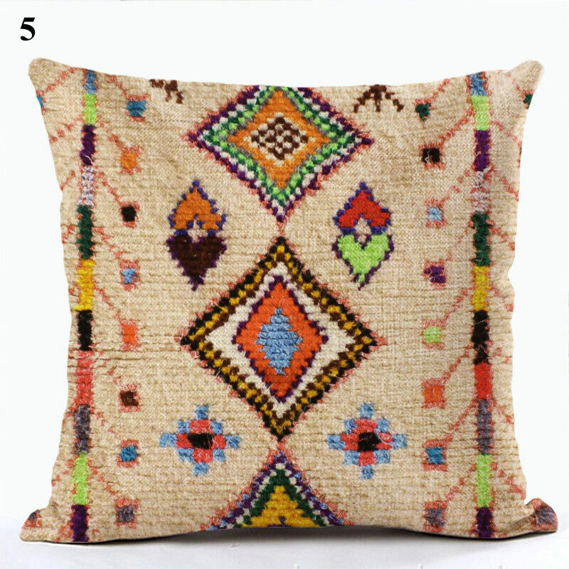 Etnische Boho Mandala Print Gooi Kussenhoes Sofa Kussen Cover Woondecoratie Avosian