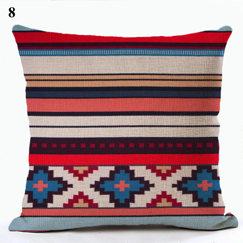 Etnische Boho Mandala Print Gooi Kussenhoes Sofa Kussen Cover Woondecoratie Avosian