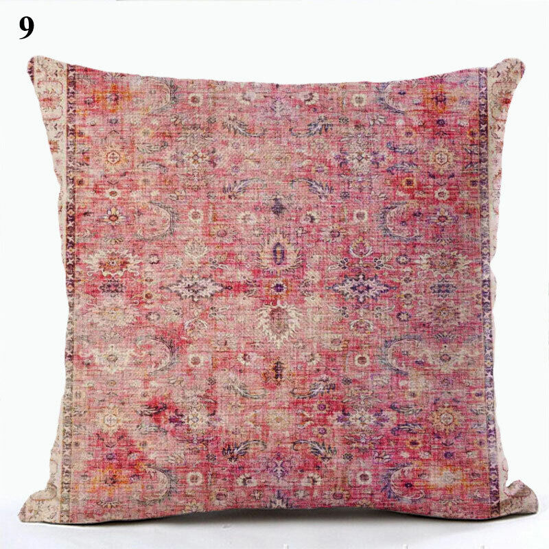 Etnische Boho Mandala Print Gooi Kussenhoes Sofa Kussen Cover Woondecoratie Avosian