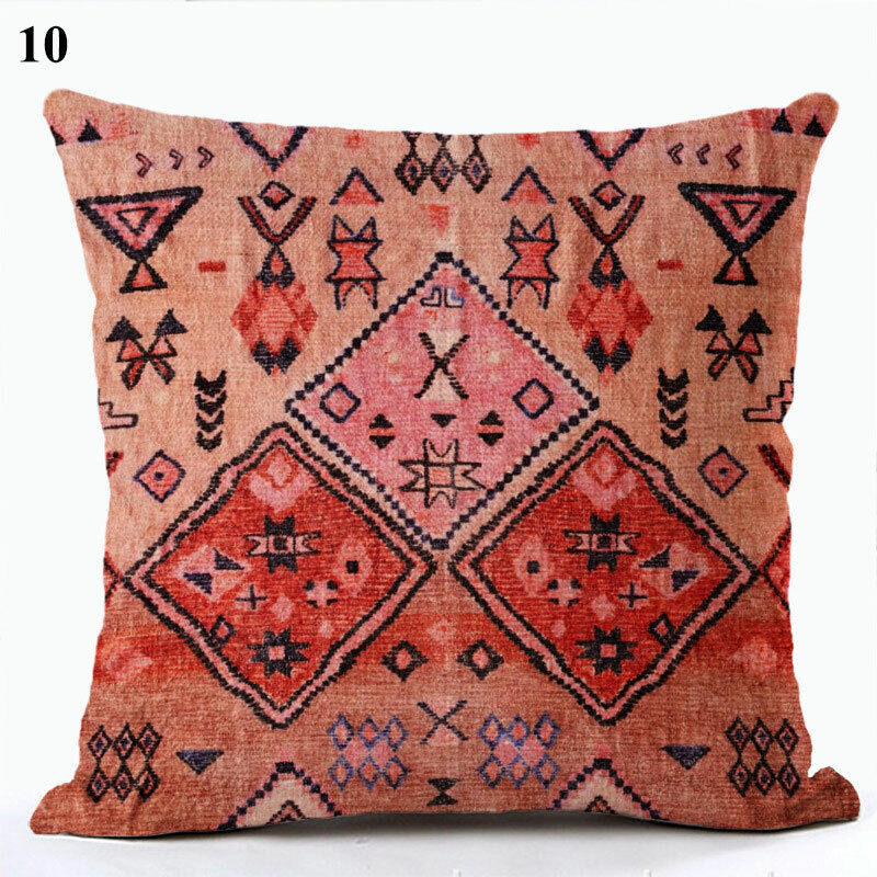 Etnische Boho Mandala Print Gooi Kussenhoes Sofa Kussen Cover Woondecoratie Avosian