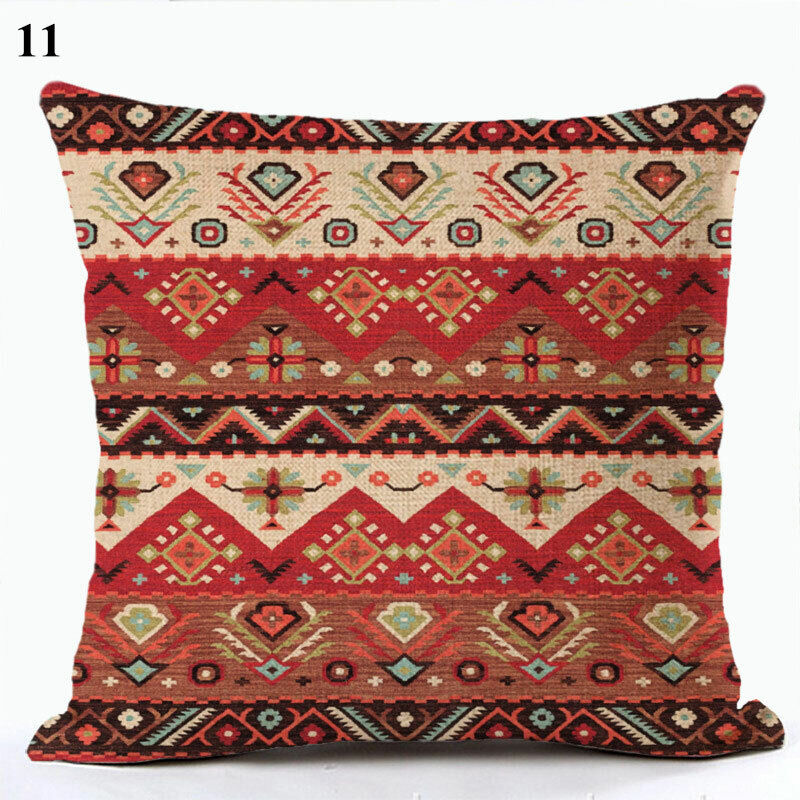 Etnische Boho Mandala Print Gooi Kussenhoes Sofa Kussen Cover Woondecoratie Avosian