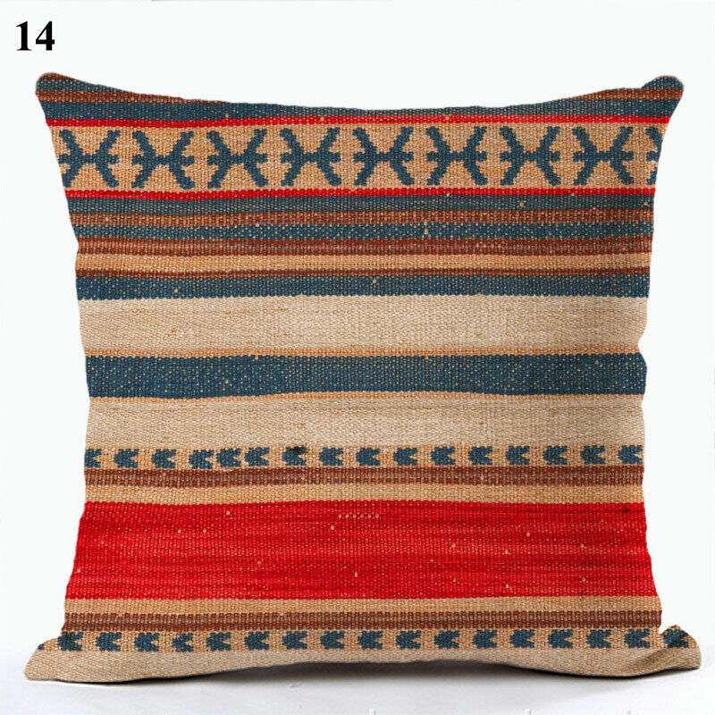 Etnische Boho Mandala Print Gooi Kussenhoes Sofa Kussen Cover Woondecoratie Avosian