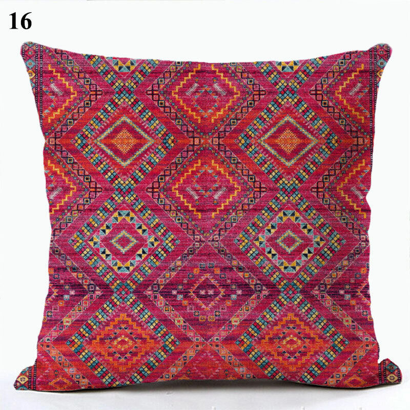 Etnische Boho Mandala Print Gooi Kussenhoes Sofa Kussen Cover Woondecoratie Avosian