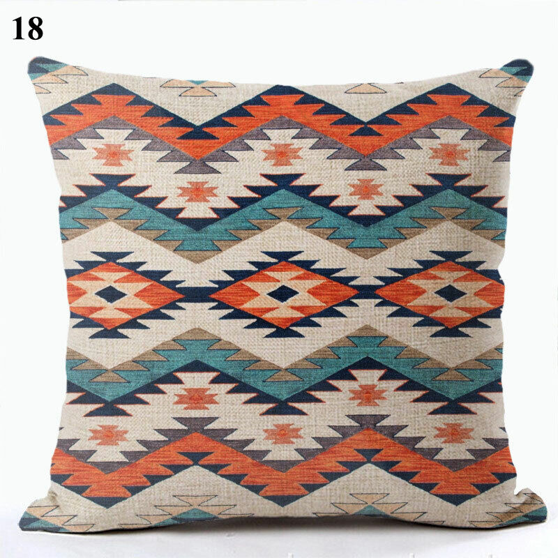 Etnische Boho Mandala Print Gooi Kussenhoes Sofa Kussen Cover Woondecoratie Avosian
