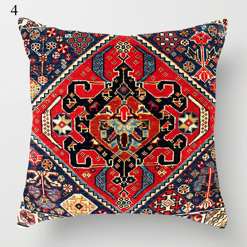 Etnische Boho Mandala Print Gooi Kussenhoes Sofa Kussen Cover Woondecoratie Avosian
