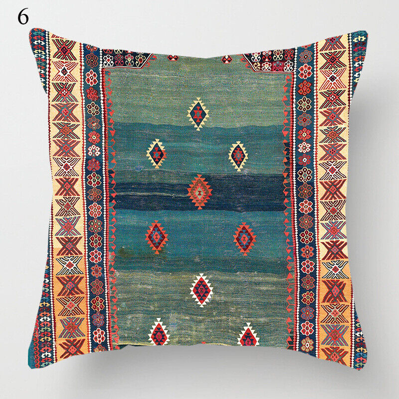 Etnische Boho Mandala Print Gooi Kussenhoes Sofa Kussen Cover Woondecoratie Avosian