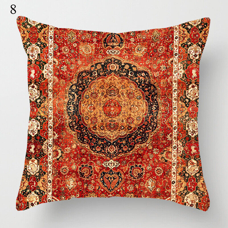 Etnische Boho Mandala Print Gooi Kussenhoes Sofa Kussen Cover Woondecoratie Avosian